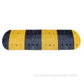 Reflective Black and Yellow Rubber Speed Hump 16.5kg/Meter